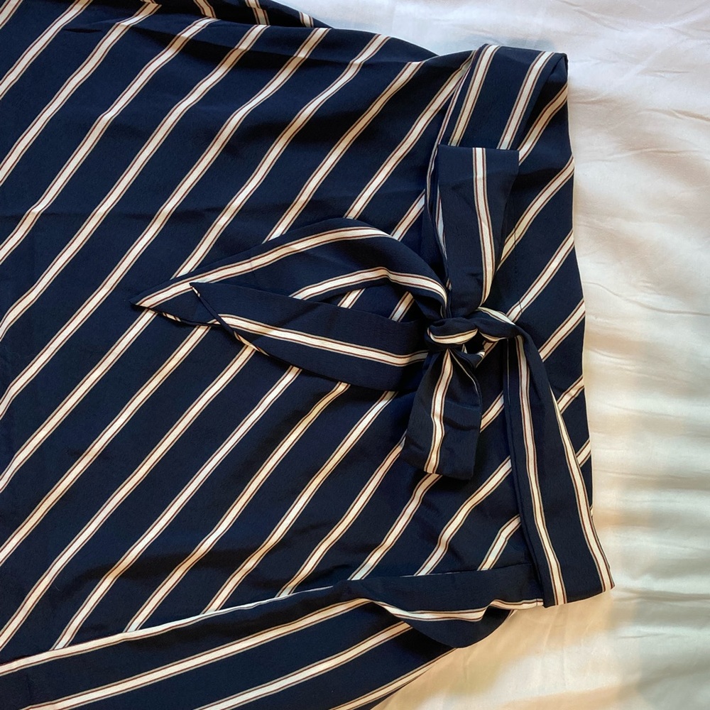 NEW striped side slit skirt. - Picture 4 of 6